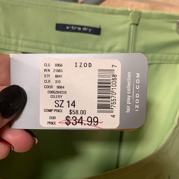 NWT Ladies IZOD Golf xtra dry skort Sz 14 - Picture 8 of 10